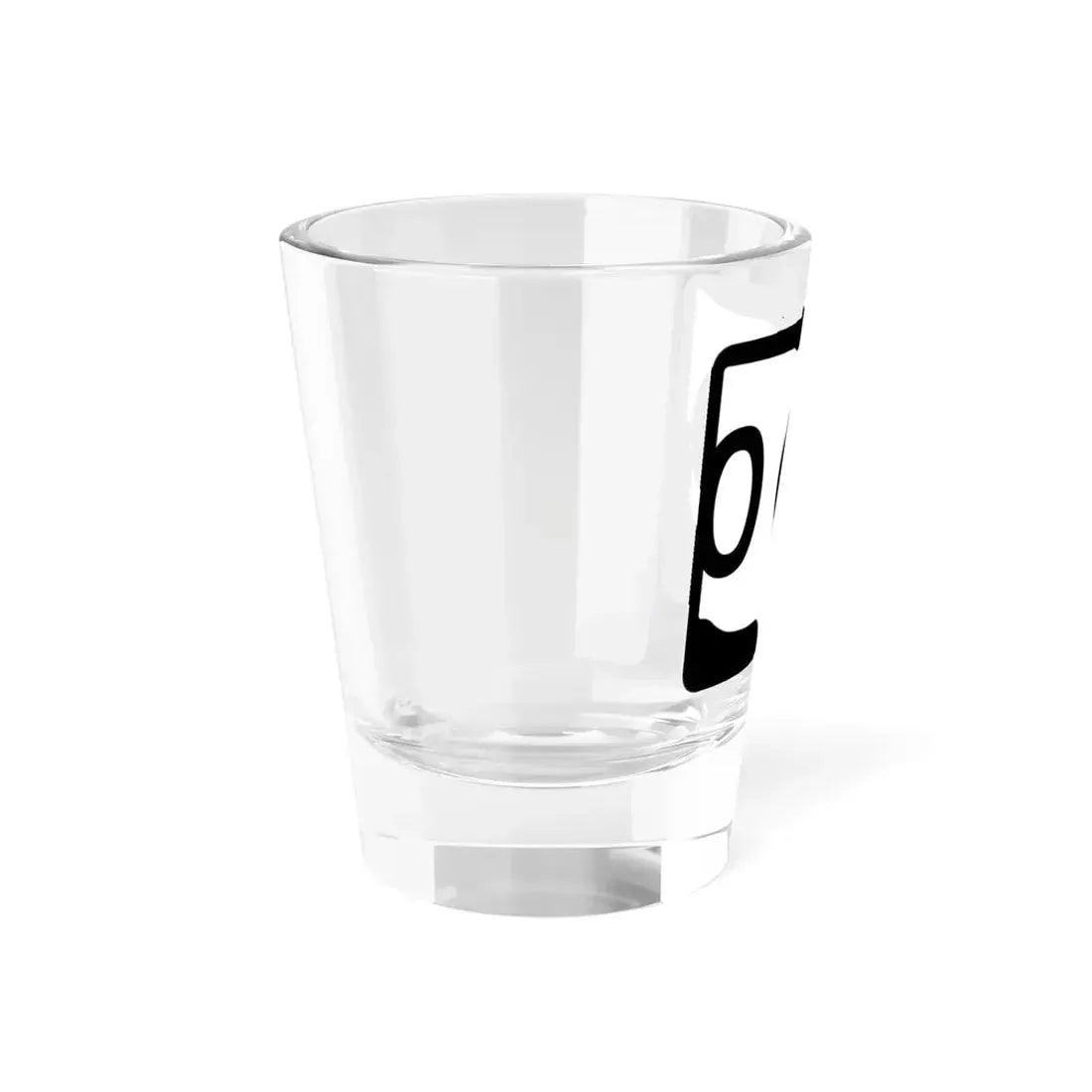 Ohio 3d template (Ohio) (Road Sign) Shot Glass 1.5oz - Go Mug Yourself