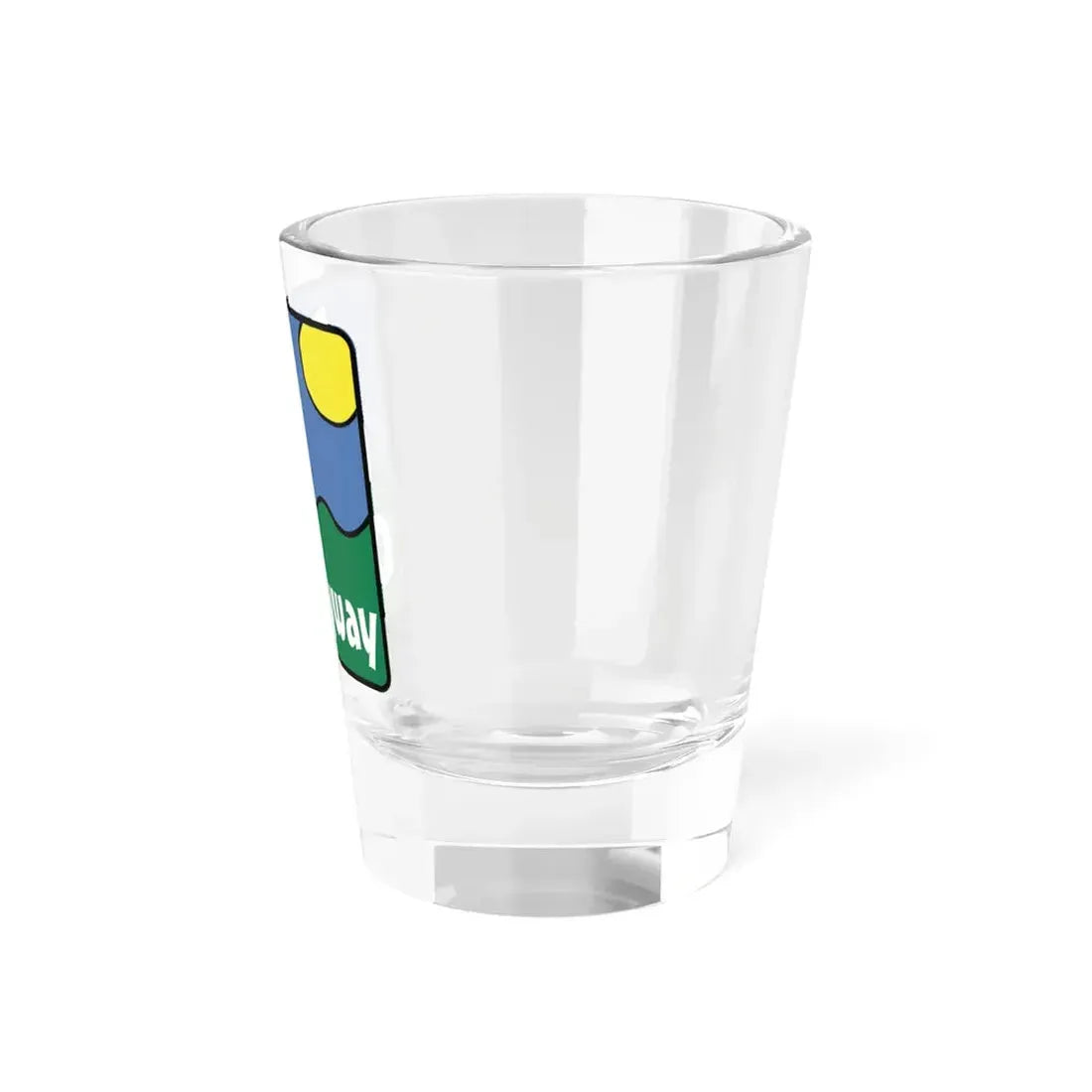 Ohio Byway sign (Ohio) (Road Sign) Shot Glass 1.5oz - Go Mug Yourself