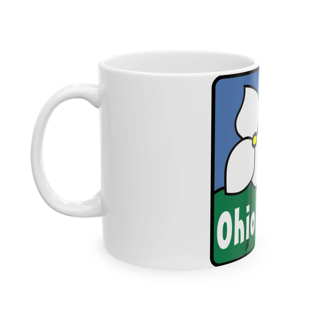 Ohio Byway sign (Ohio) (Road Sign) White Coffee Mug - Go Mug Yourself
