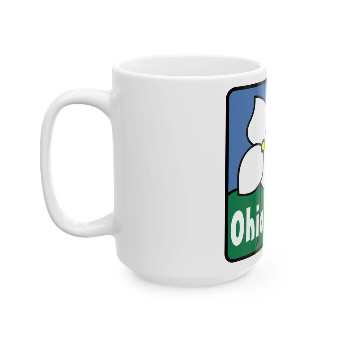 Ohio Byway sign (Ohio) (Road Sign) White Coffee Mug - Go Mug Yourself