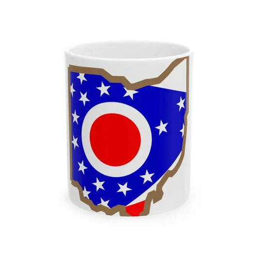 Ohio stub (United States) White Coffee Mug 11oz - Go Mug Yourself
