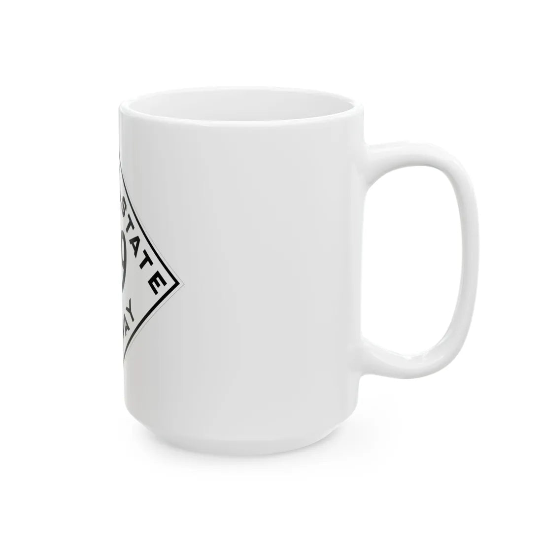 Oklahoma 299 1948 (Oklahoma) (Road Sign) White Coffee Mug - Go Mug Yourself
