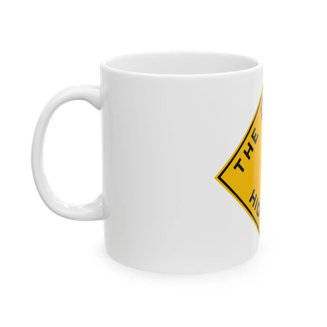 Oklahoma 4 1924 (Oklahoma) (Road Sign) White Coffee Mug - Go Mug Yourself