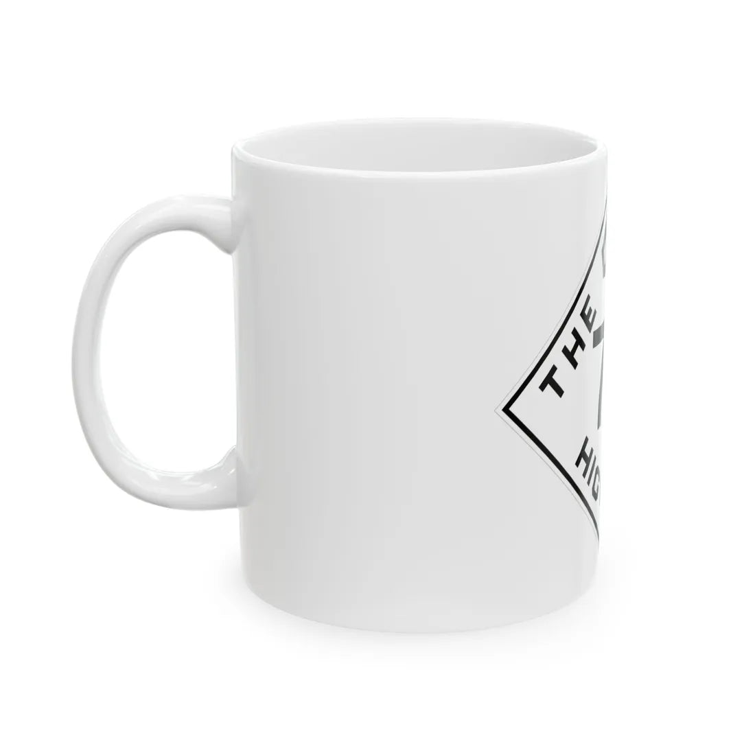 Oklahoma 78 1948 (Oklahoma) (Road Sign) White Coffee Mug - Go Mug Yourself