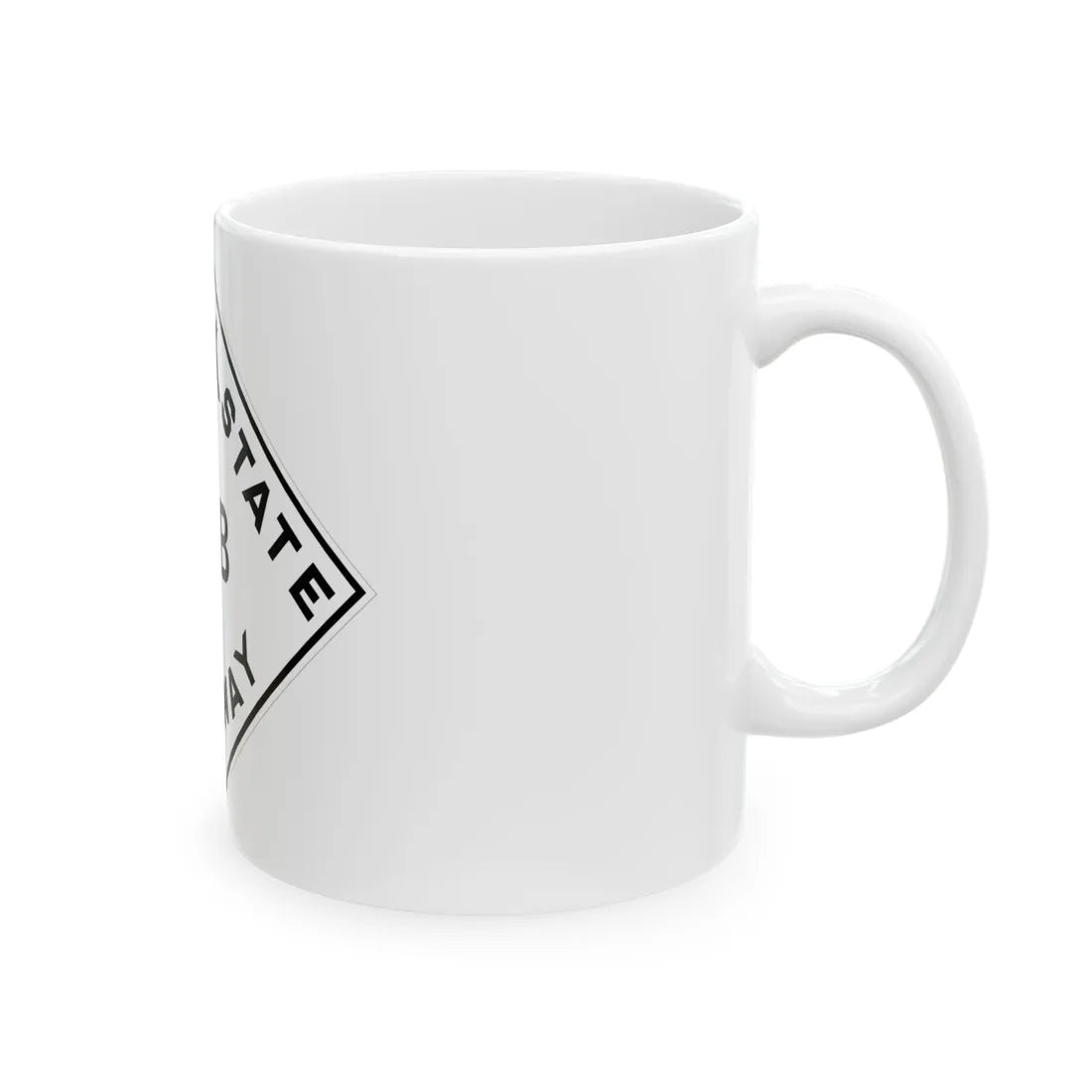Oklahoma 7B 1948 (Oklahoma) (Road Sign) White Coffee Mug - Go Mug Yourself
