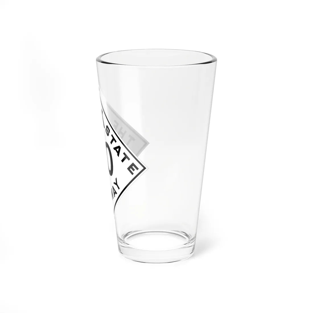 Oklahoma 90 1948 (Oklahoma) (Road Sign) Pint Glss 16oz - Go Mug Yourself