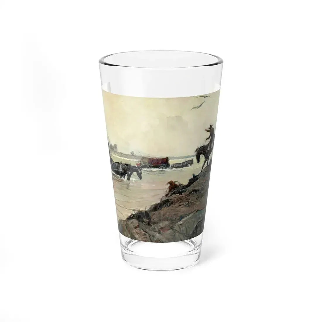 Oklahoma, Illustration for Country Gentleman Magazine, 1926 (Magazine Illustration) Pint Glass 16oz 16oz - Go Mug Yourself