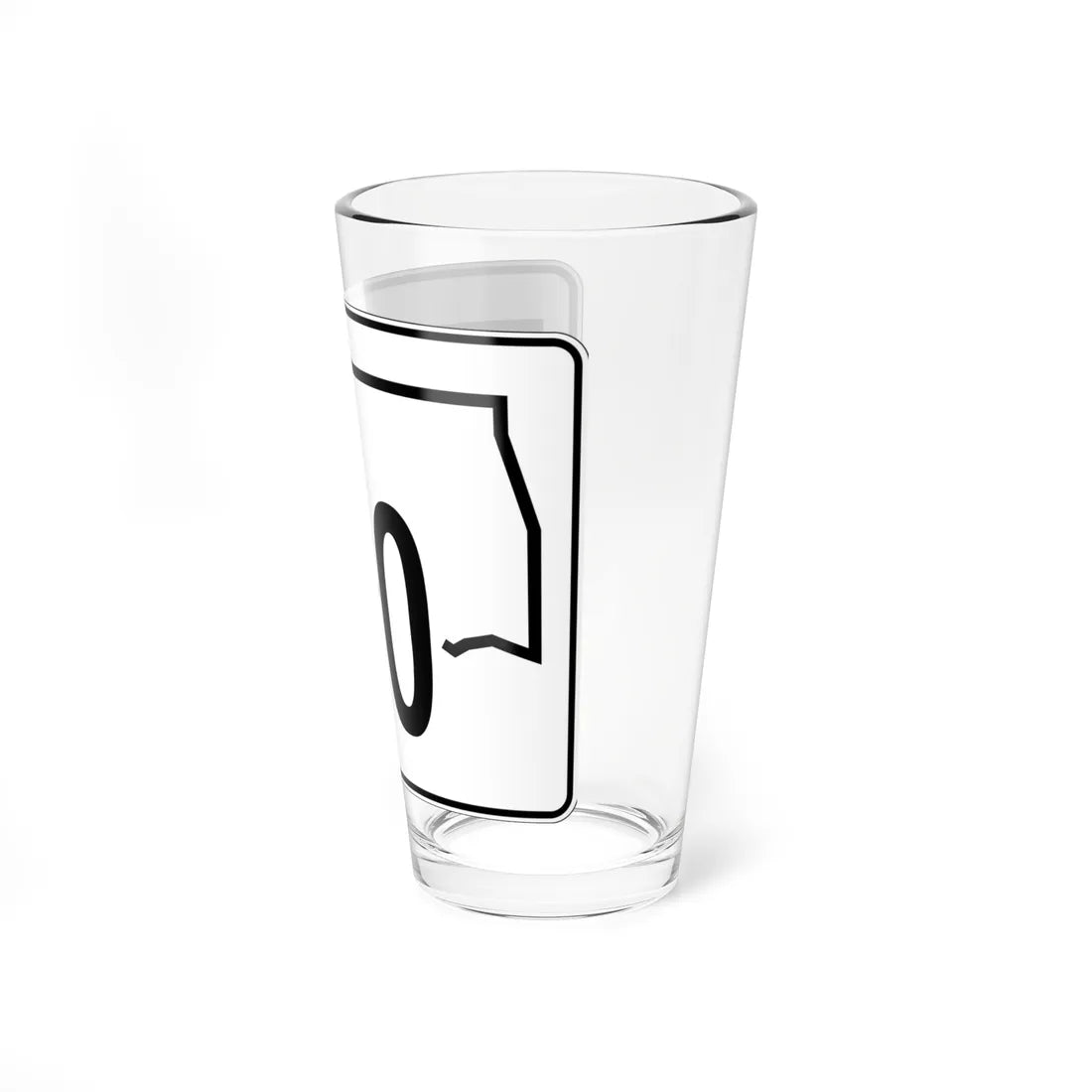 Oklahoma State Highway 110 (Oklahoma) (Road Sign) Pint Glss 16oz - Go Mug Yourself