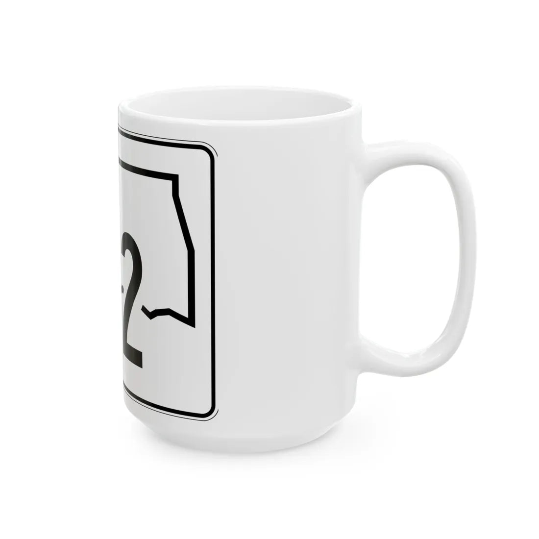 Oklahoma State Highway 112 (Oklahoma) (Road Sign) White Coffee Mug - Go Mug Yourself