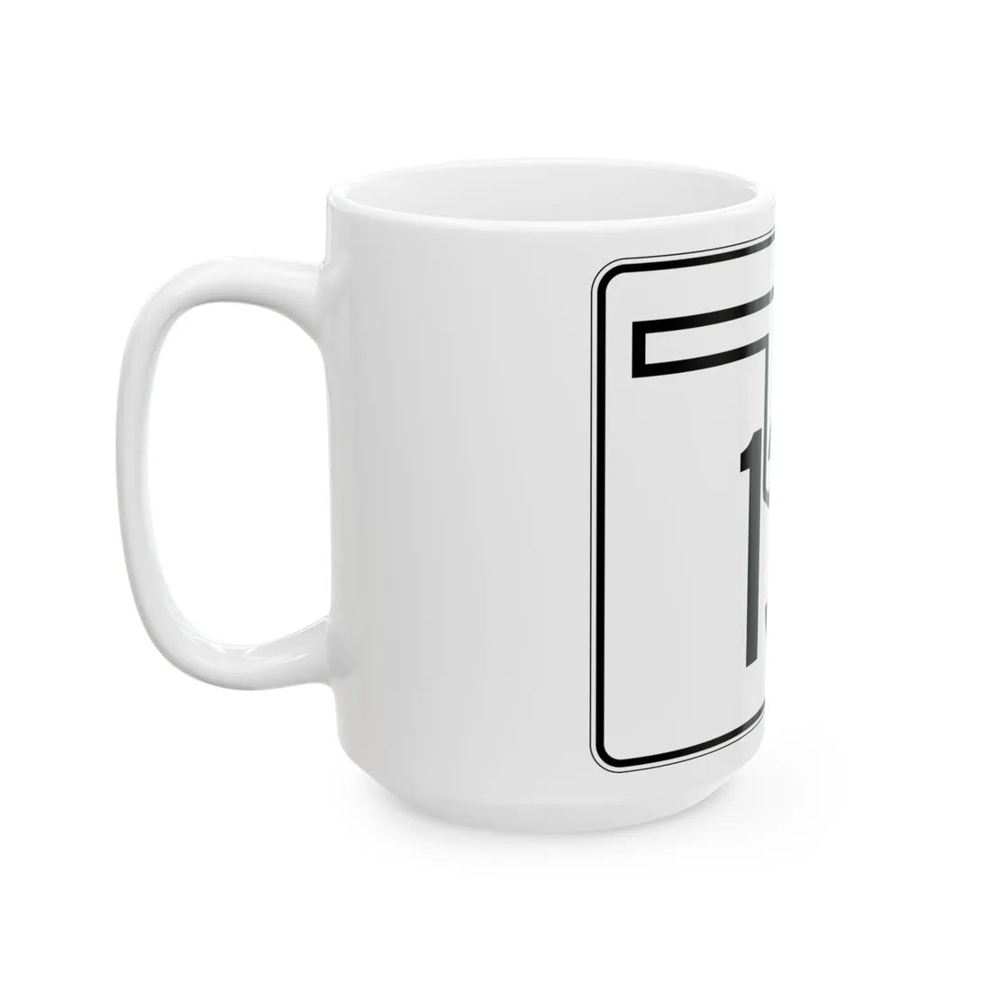 Oklahoma State Highway 137 (Oklahoma) (Road Sign) White Coffee Mug - Go Mug Yourself