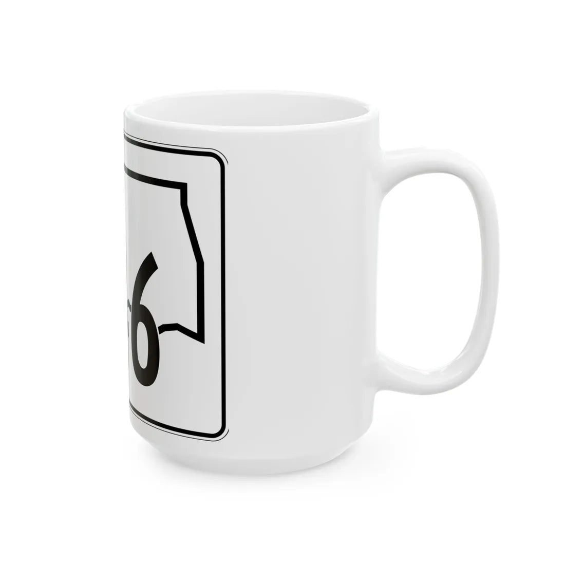 Oklahoma State Highway 146 (Oklahoma) (Road Sign) White Coffee Mug - Go Mug Yourself