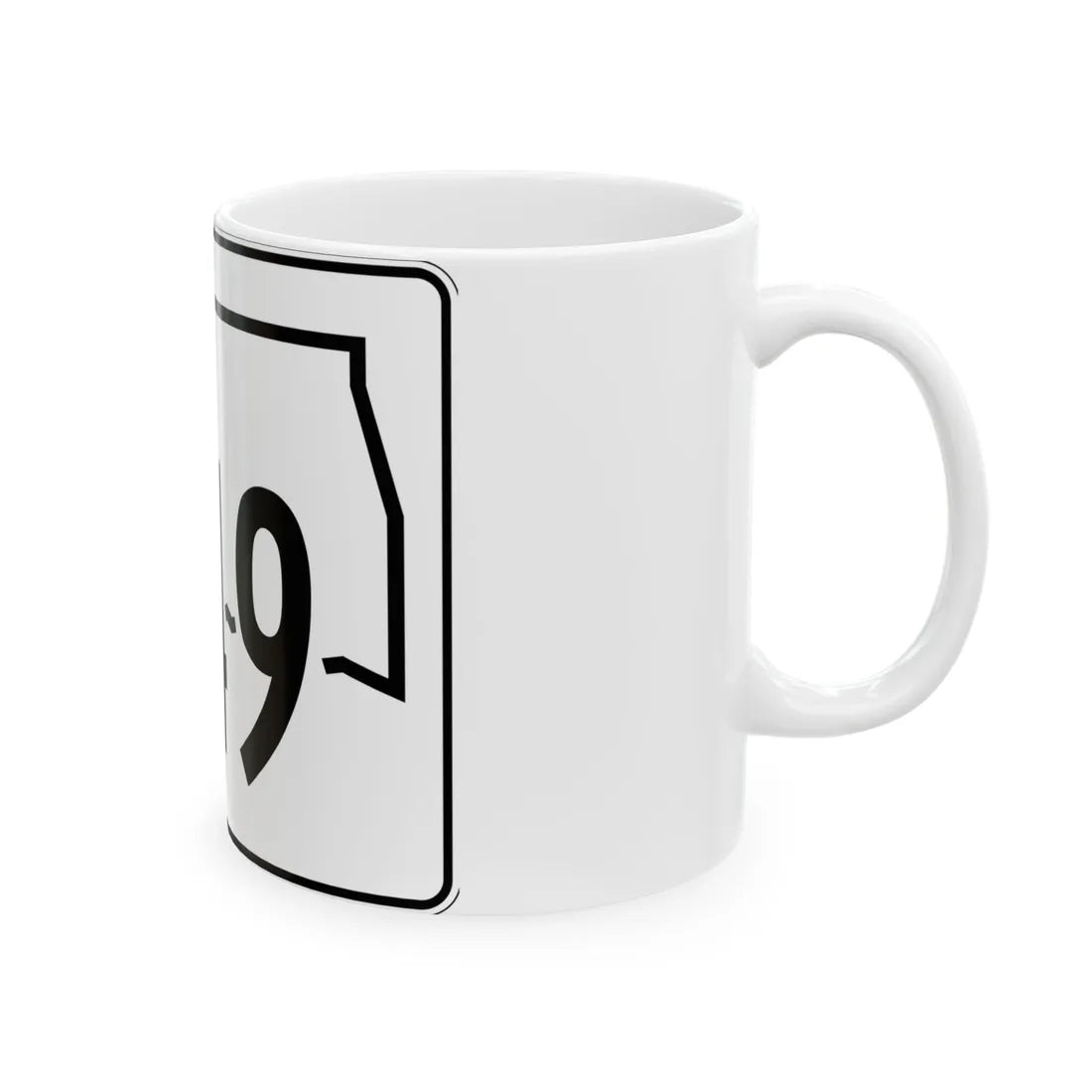 Oklahoma State Highway 149 (Oklahoma) (Road Sign) White Coffee Mug - Go Mug Yourself