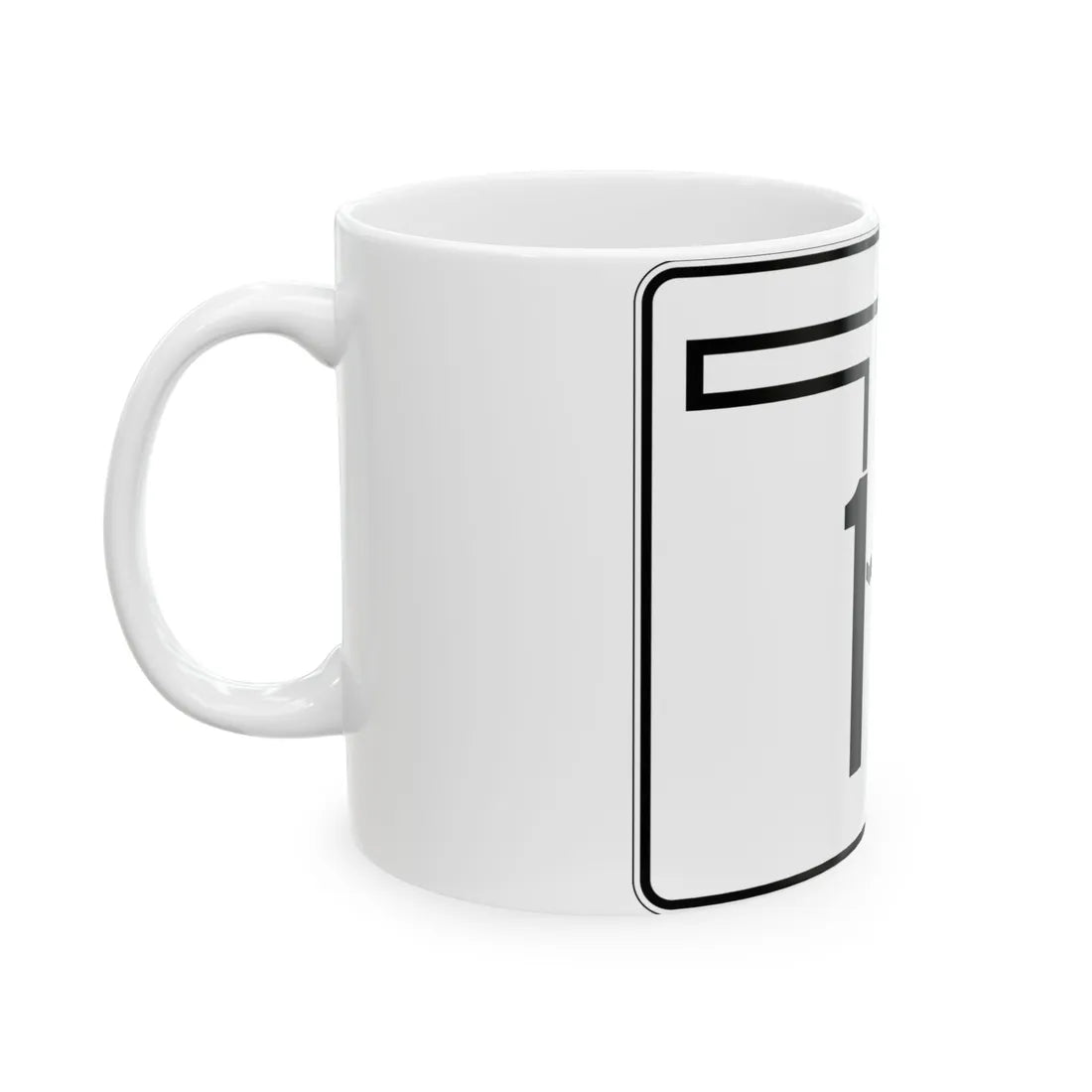 Oklahoma State Highway 151 (Oklahoma) (Road Sign) White Coffee Mug - Go Mug Yourself