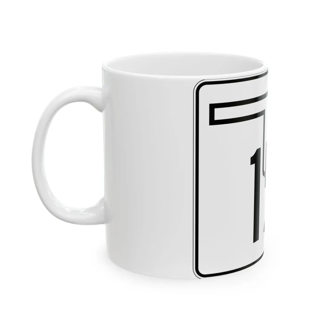 Oklahoma State Highway 152 (Oklahoma) (Road Sign) White Coffee Mug - Go Mug Yourself