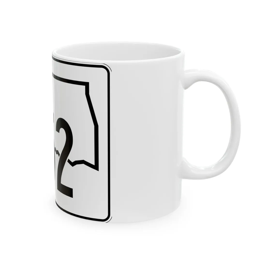 Oklahoma State Highway 152 (Oklahoma) (Road Sign) White Coffee Mug - Go Mug Yourself