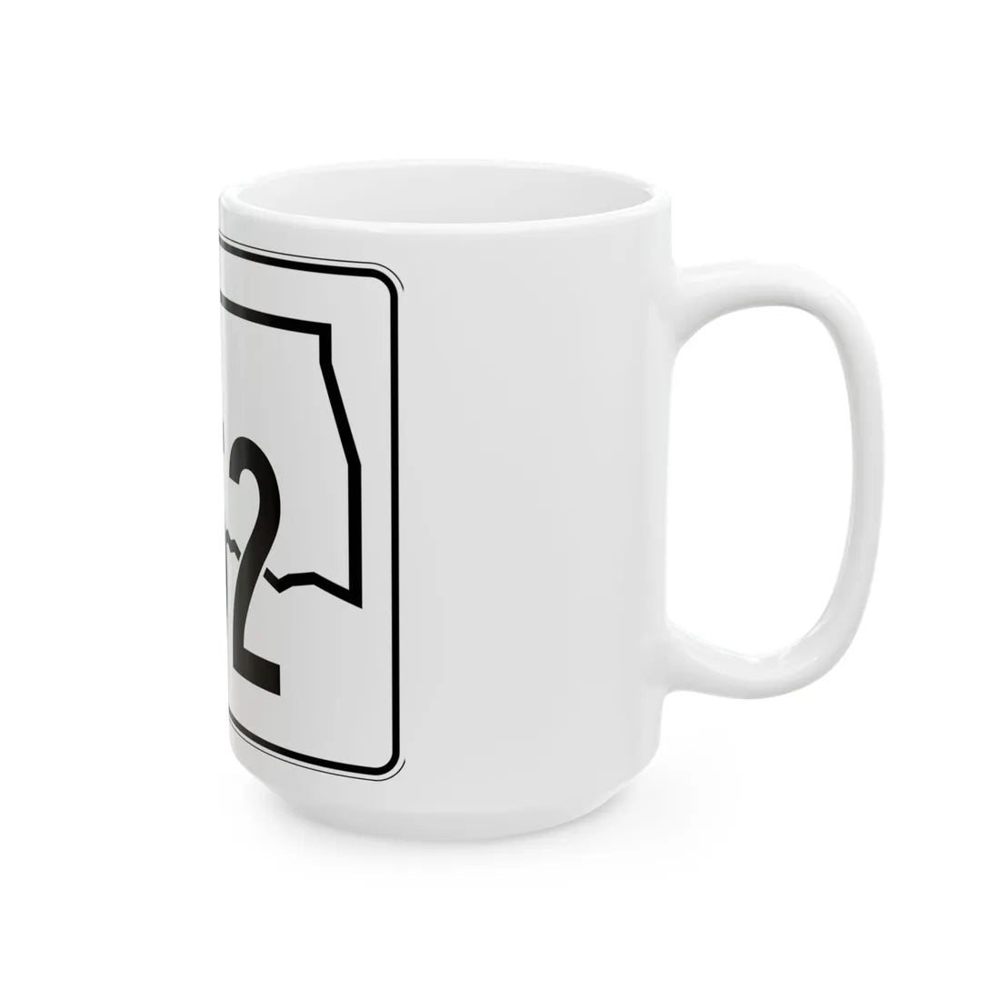 Oklahoma State Highway 152 (Oklahoma) (Road Sign) White Coffee Mug - Go Mug Yourself