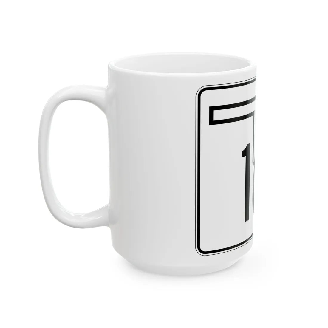 Oklahoma State Highway 162 (Oklahoma) (Road Sign) White Coffee Mug - Go Mug Yourself