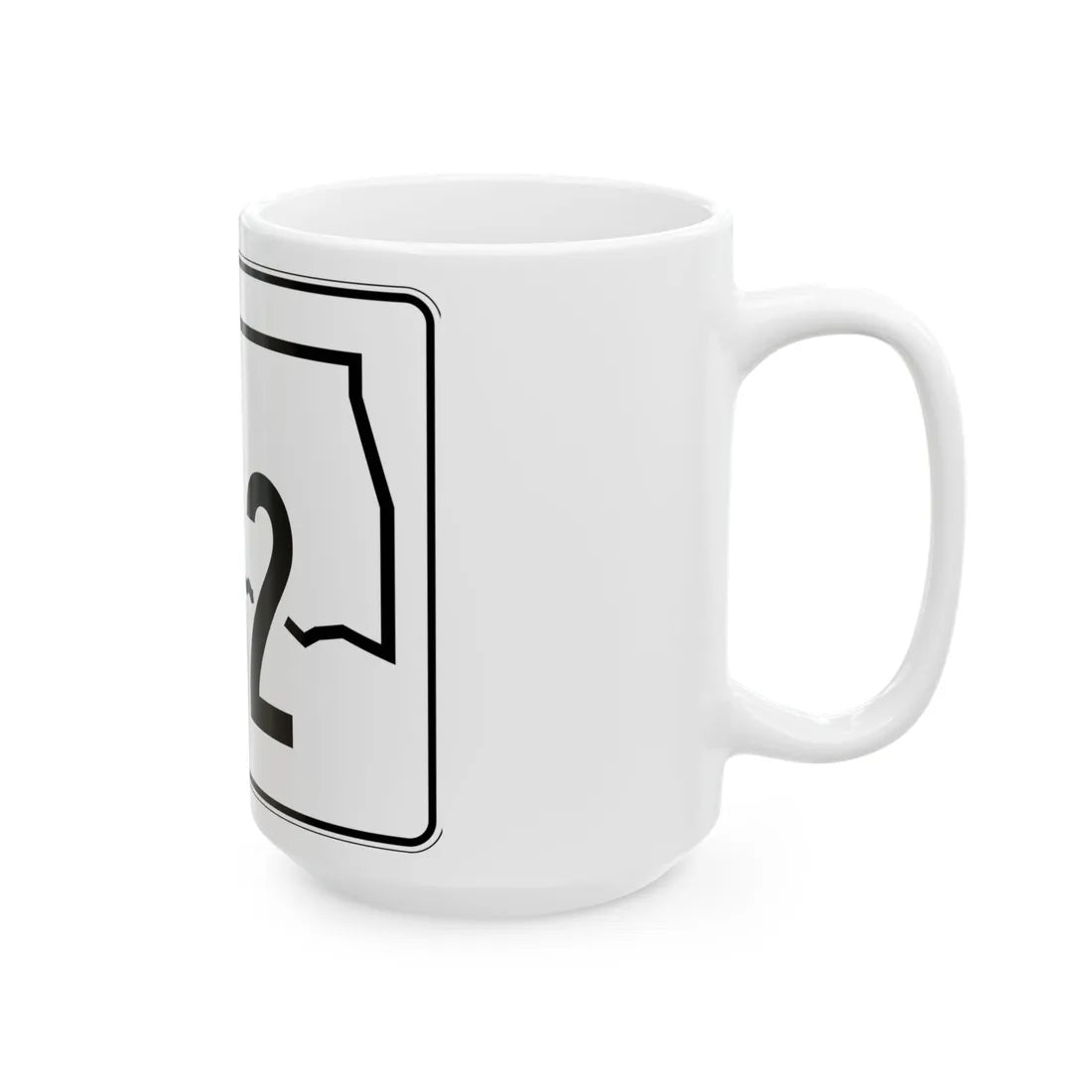 Oklahoma State Highway 162 (Oklahoma) (Road Sign) White Coffee Mug - Go Mug Yourself