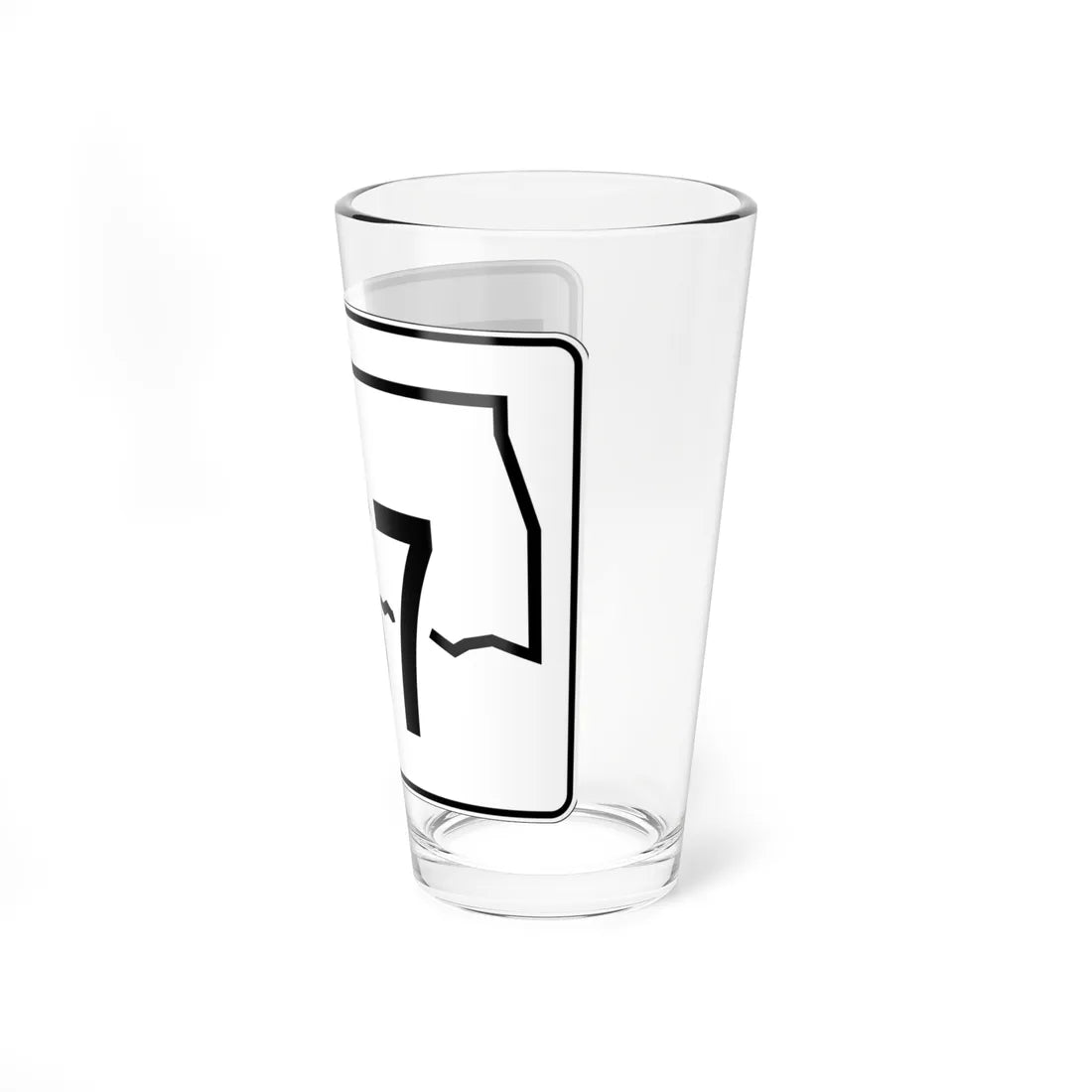 Oklahoma State Highway 167 (Oklahoma) (Road Sign) Pint Glss 16oz - Go Mug Yourself