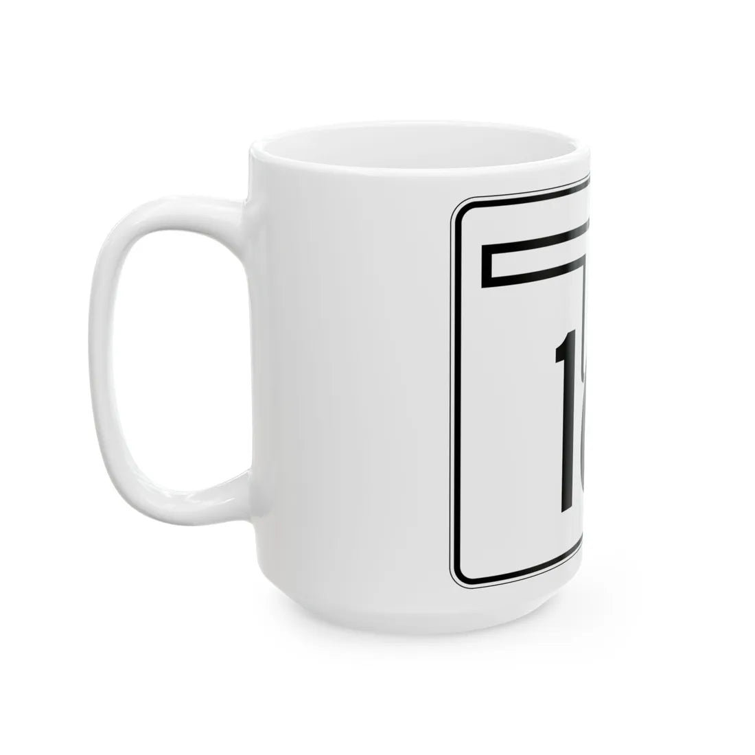 Oklahoma State Highway 167 (Oklahoma) (Road Sign) White Coffee Mug - Go Mug Yourself