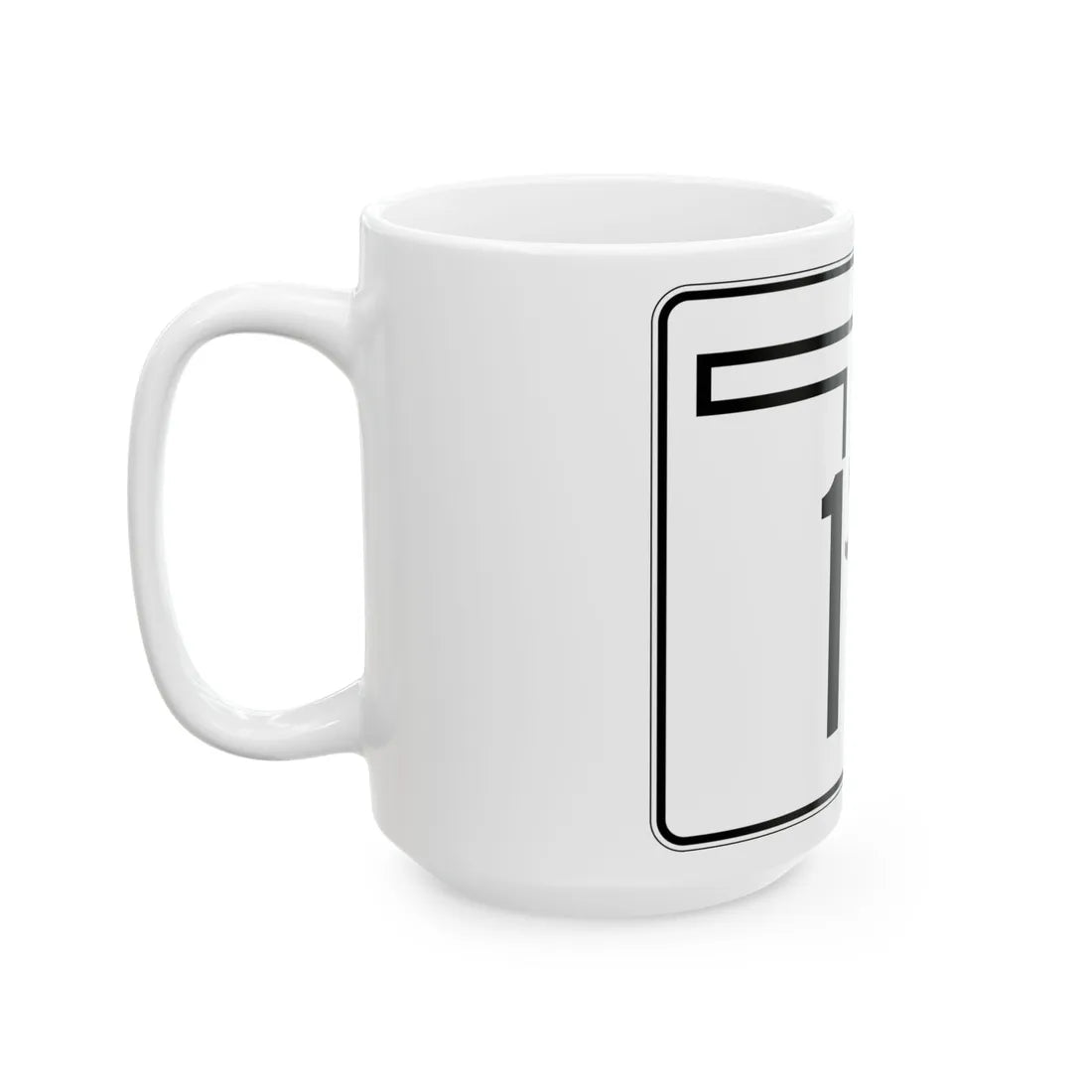 Oklahoma State Highway 171 (Oklahoma) (Road Sign) White Coffee Mug - Go Mug Yourself