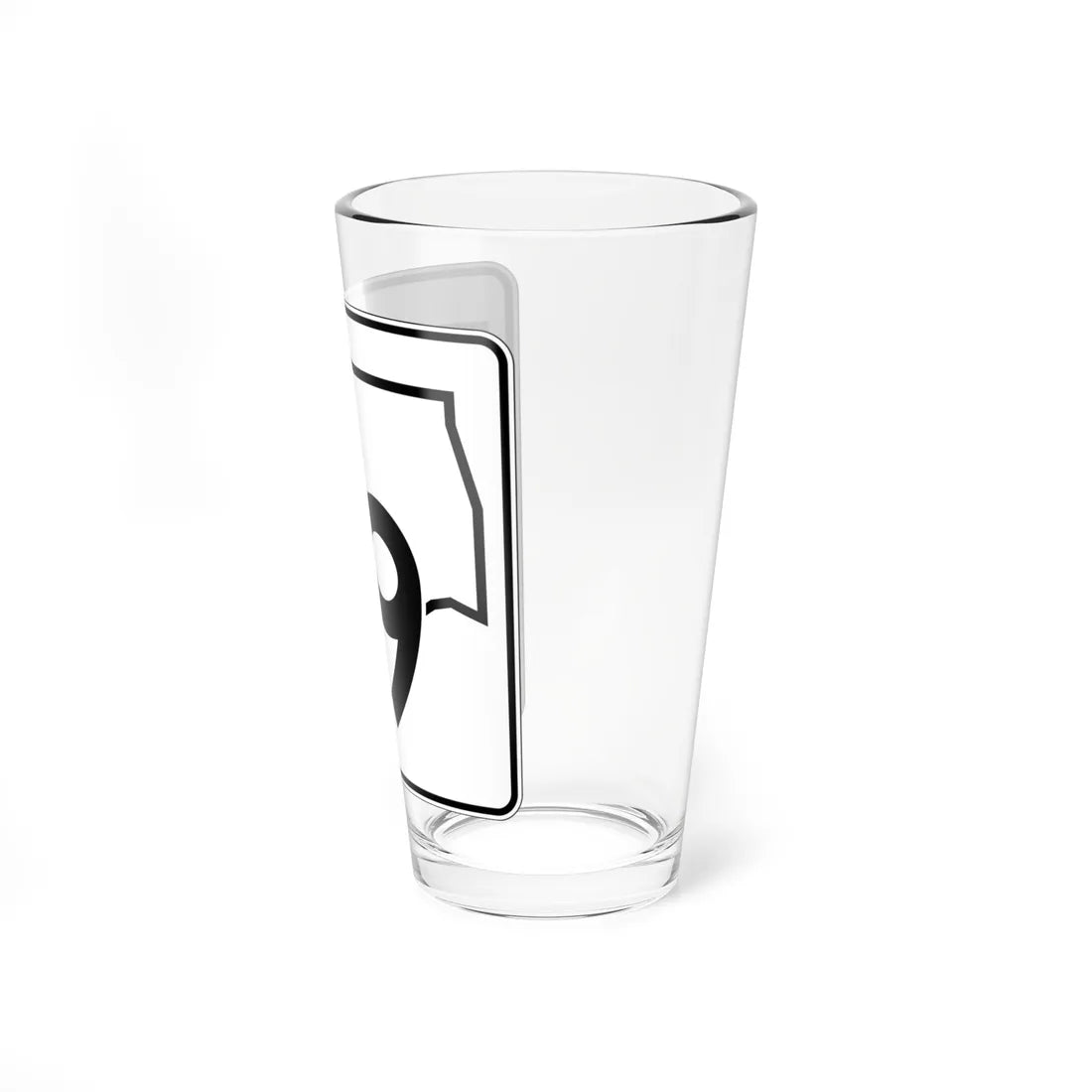 Oklahoma State Highway 19 (Oklahoma) (Road Sign) Pint Glss 16oz - Go Mug Yourself