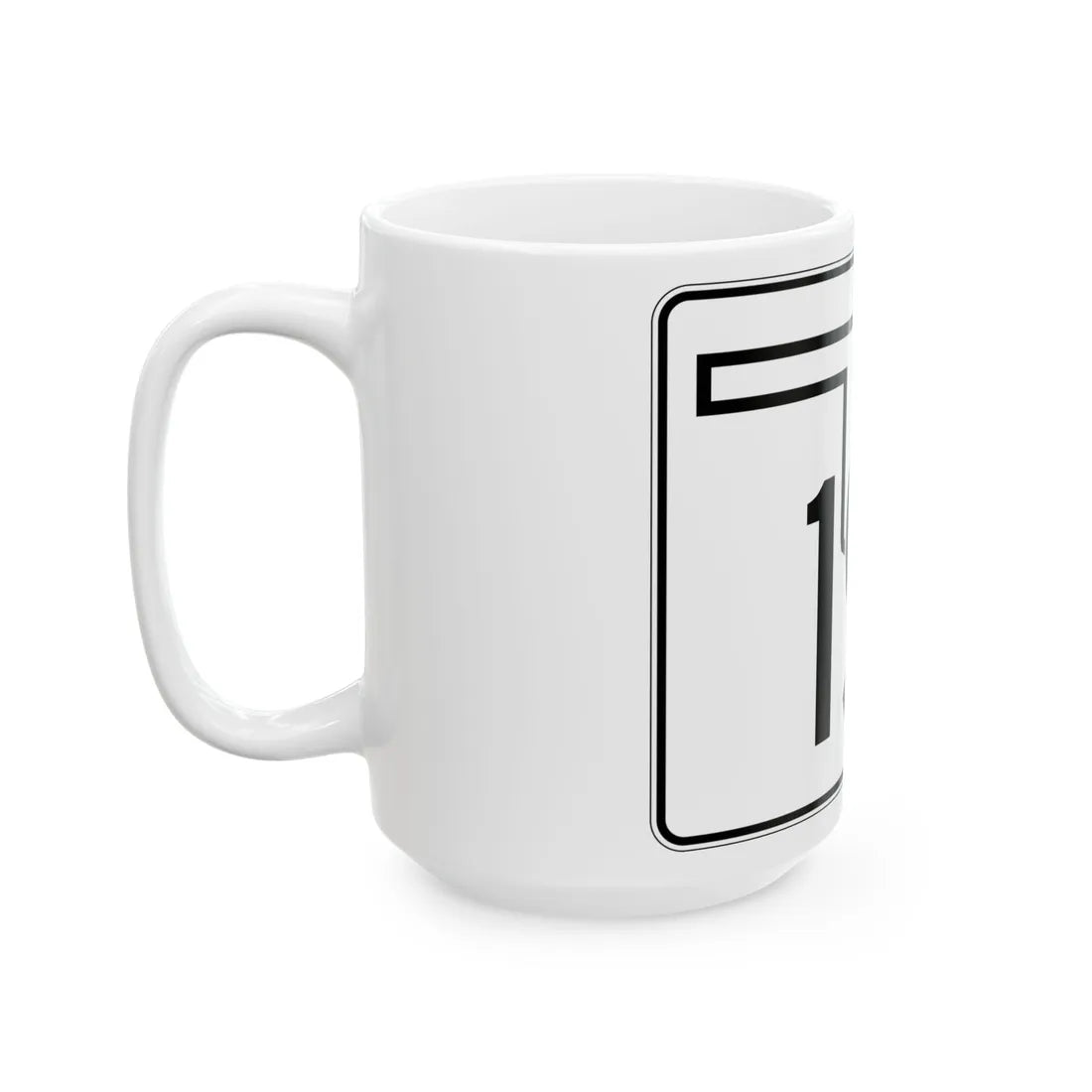 Oklahoma State Highway 199 (Oklahoma) (Road Sign) White Coffee Mug - Go Mug Yourself