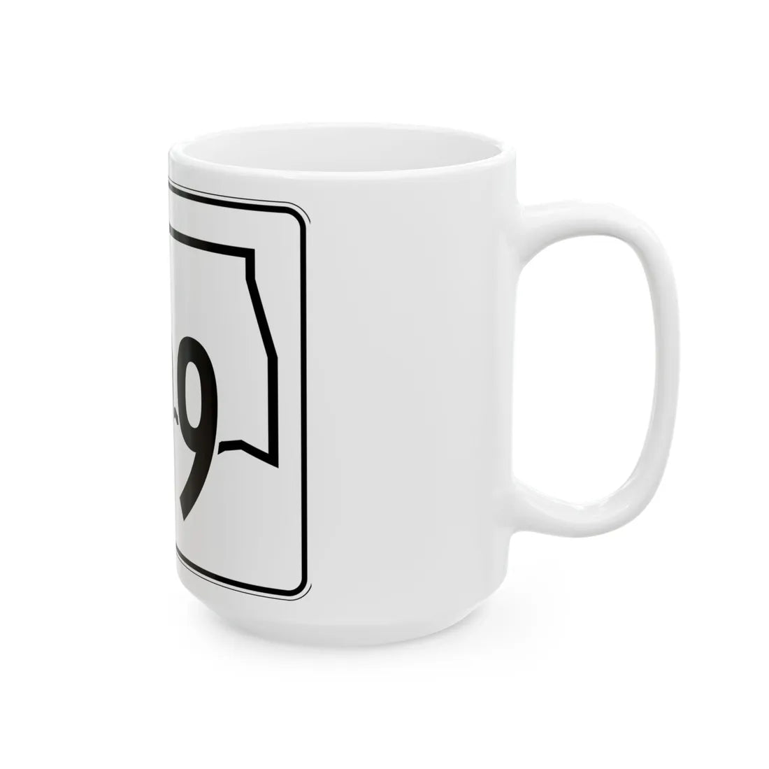 Oklahoma State Highway 199 (Oklahoma) (Road Sign) White Coffee Mug - Go Mug Yourself