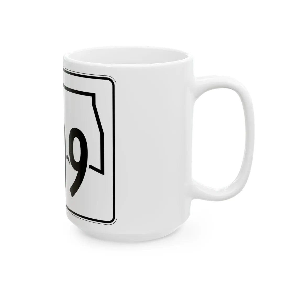 Oklahoma State Highway 209 (Oklahoma) (Road Sign) White Coffee Mug - Go Mug Yourself