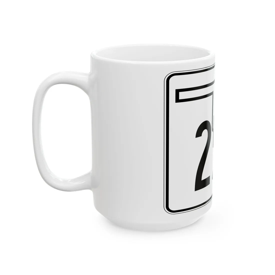 Oklahoma State Highway 251A (Oklahoma) (Road Sign) White Coffee Mug - Go Mug Yourself