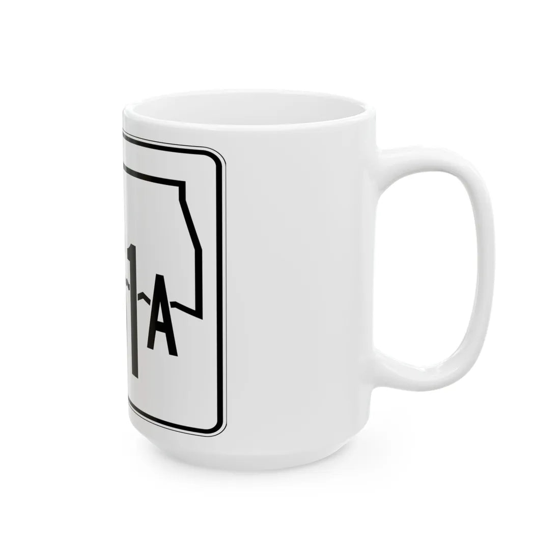 Oklahoma State Highway 251A (Oklahoma) (Road Sign) White Coffee Mug - Go Mug Yourself