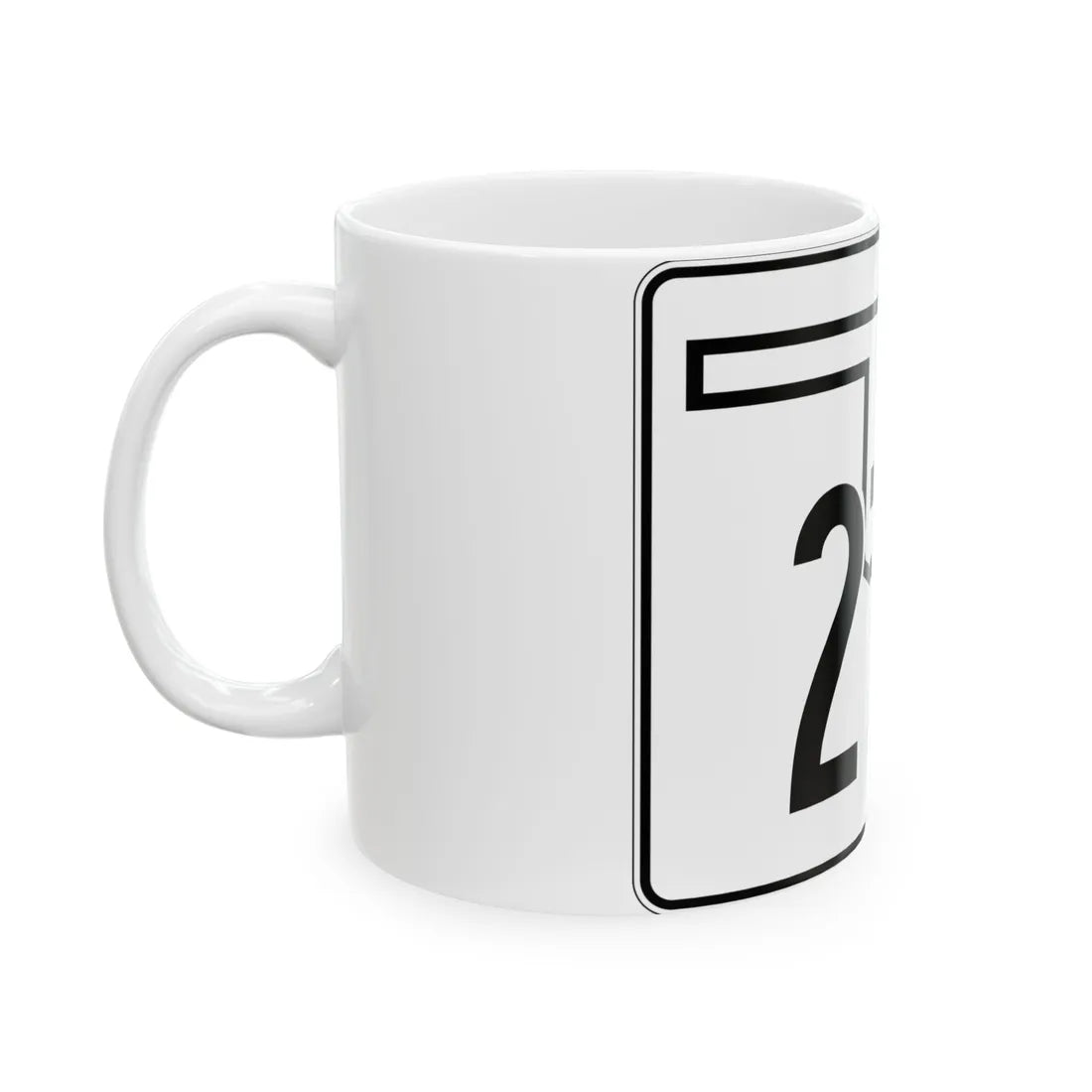 Oklahoma State Highway 270 (Oklahoma) (Road Sign) White Coffee Mug - Go Mug Yourself