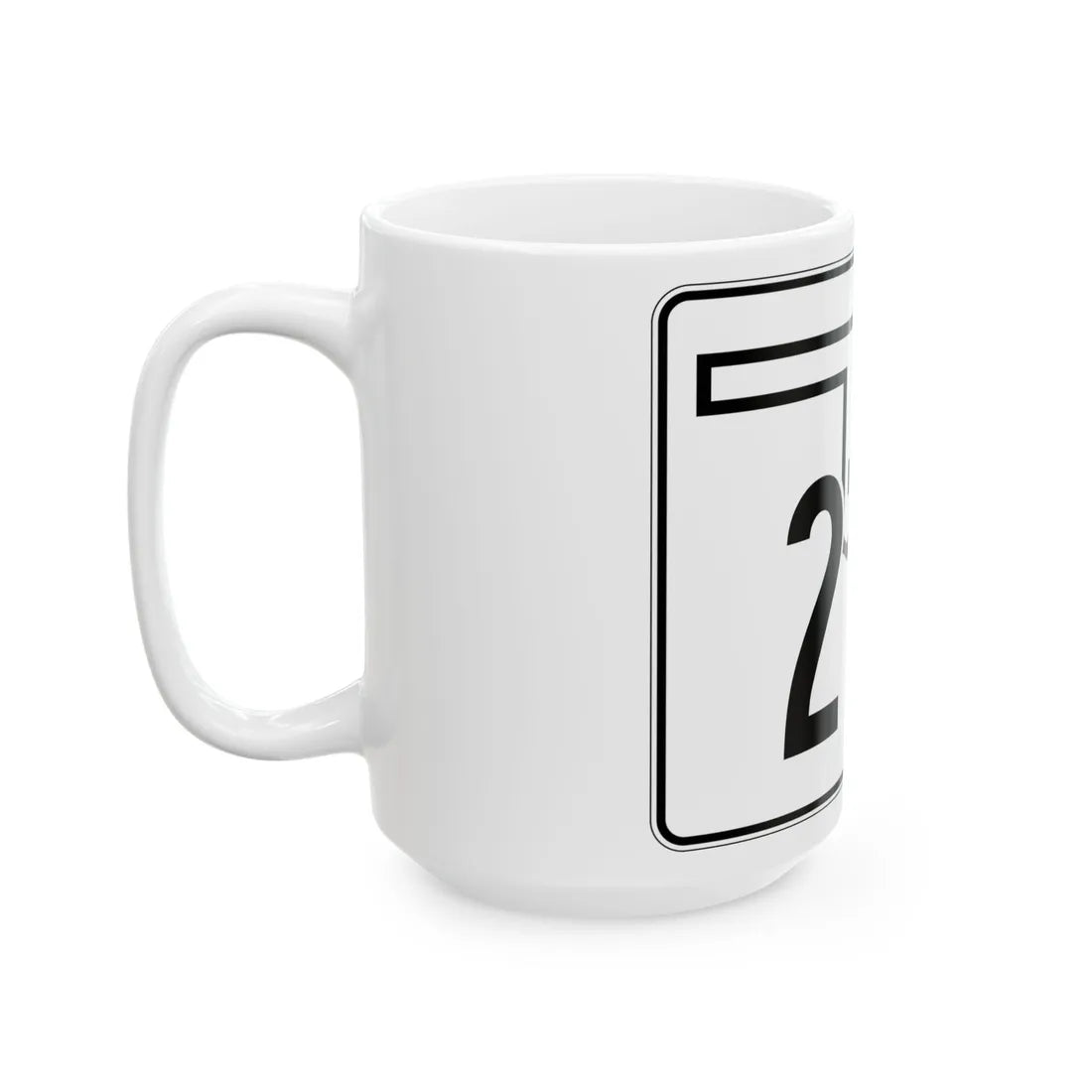 Oklahoma State Highway 270 (Oklahoma) (Road Sign) White Coffee Mug - Go Mug Yourself