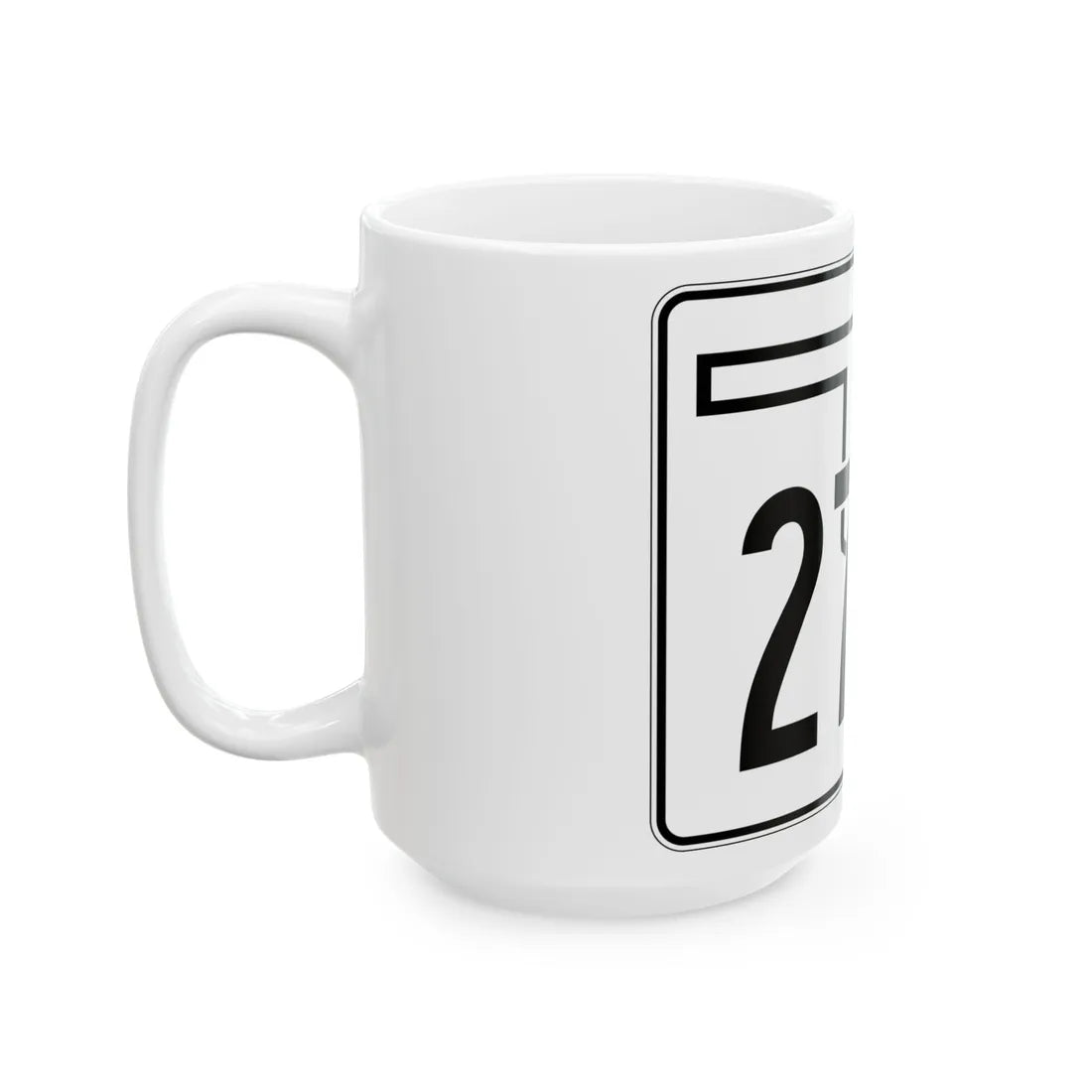 Oklahoma State Highway 270A (Oklahoma) (Road Sign) White Coffee Mug - Go Mug Yourself