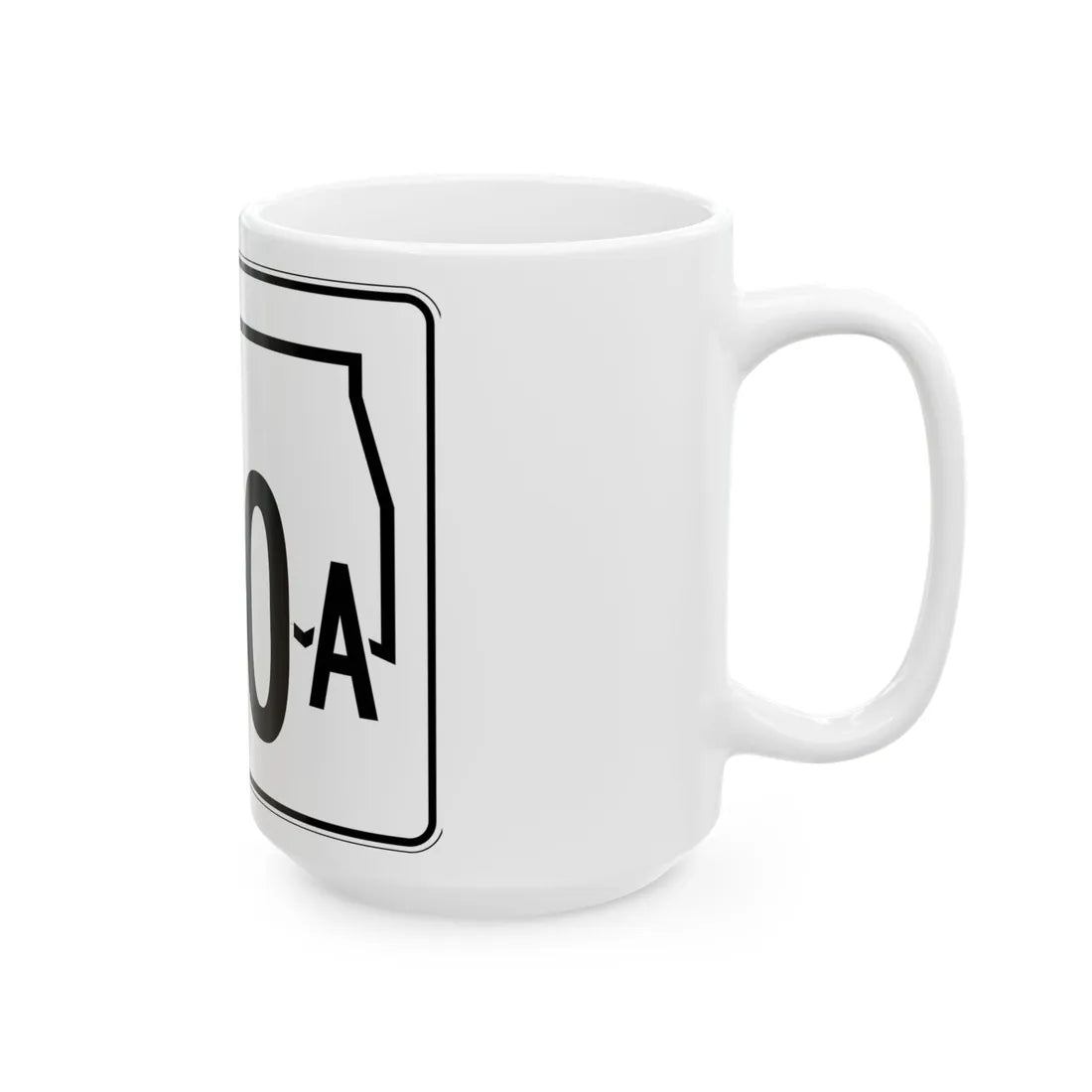Oklahoma State Highway 270A (Oklahoma) (Road Sign) White Coffee Mug - Go Mug Yourself