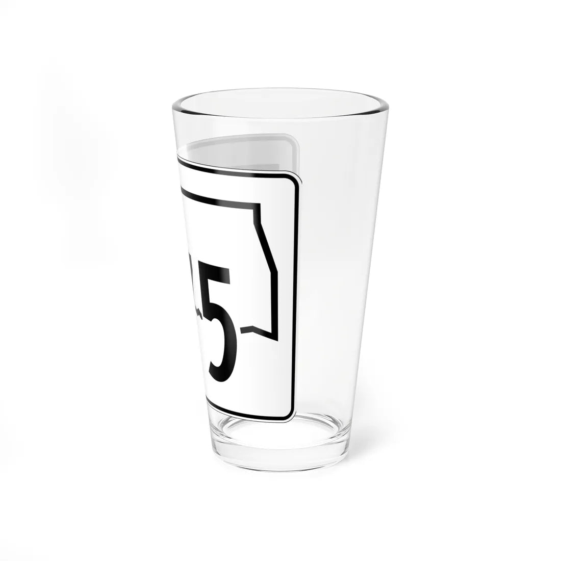 Oklahoma State Highway 375 (Oklahoma) (Road Sign) Pint Glss 16oz - Go Mug Yourself