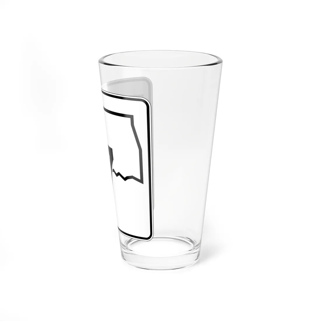 Oklahoma State Highway 7 (Oklahoma) (Road Sign) Pint Glss 16oz - Go Mug Yourself