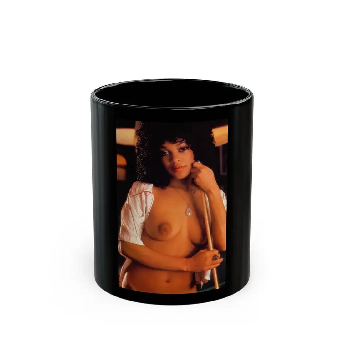 Ola Ray #104 (Vintage Female Icon) Black Coffee Mug 11oz - Go Mug Yourself