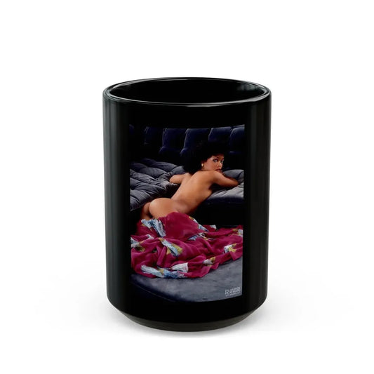 Ola Ray #37 (Vintage Female Icon) Black Coffee Mug 15oz - Go Mug Yourself