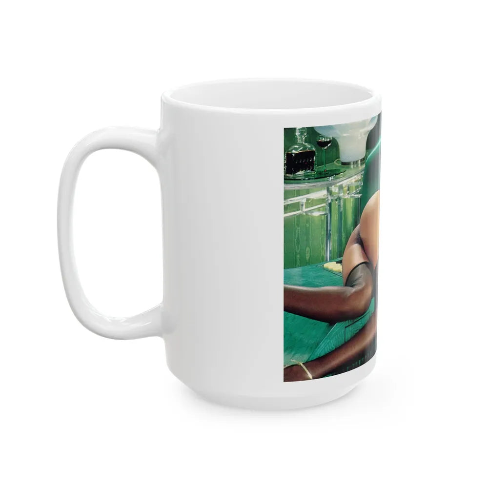 Ola Ray #44 (Vintage Female Icon) White Coffee Mug-Go Mug Yourself