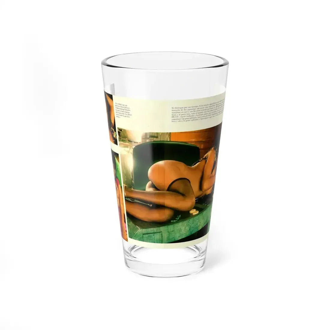 Ola Ray #83 (Vintage Female Icon) Pint Glass 16oz 16oz - Go Mug Yourself
