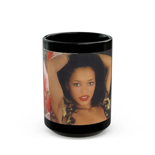 Ola Ray #87 (Vintage Female Icon) Black Coffee Mug 15oz - Go Mug Yourself