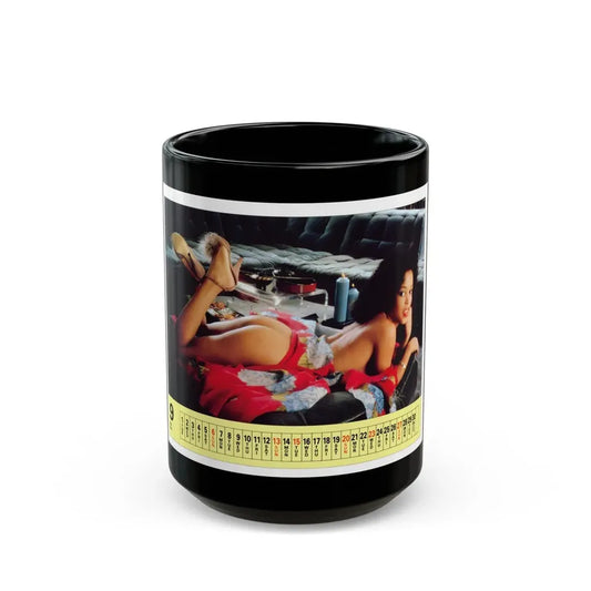 Ola Ray #88 (Vintage Female Icon) Black Coffee Mug 15oz - Go Mug Yourself