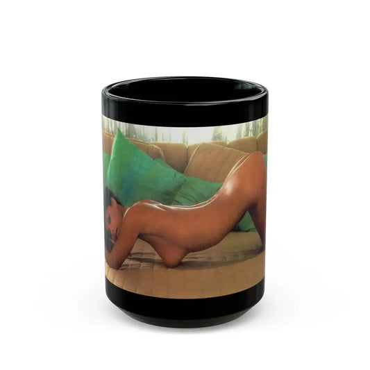 Ola Ray #96 (Vintage Female Icon) Black Coffee Mug 15oz - Go Mug Yourself