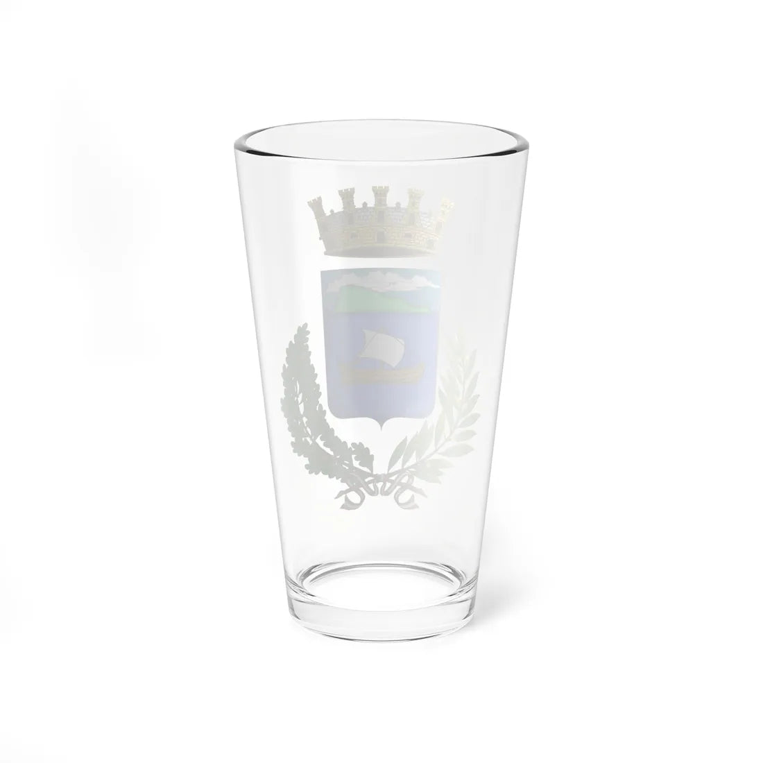Olbia-Stemma (Italy) (Coat of Arms) Pint Glass 16oz - Go Mug Yourself