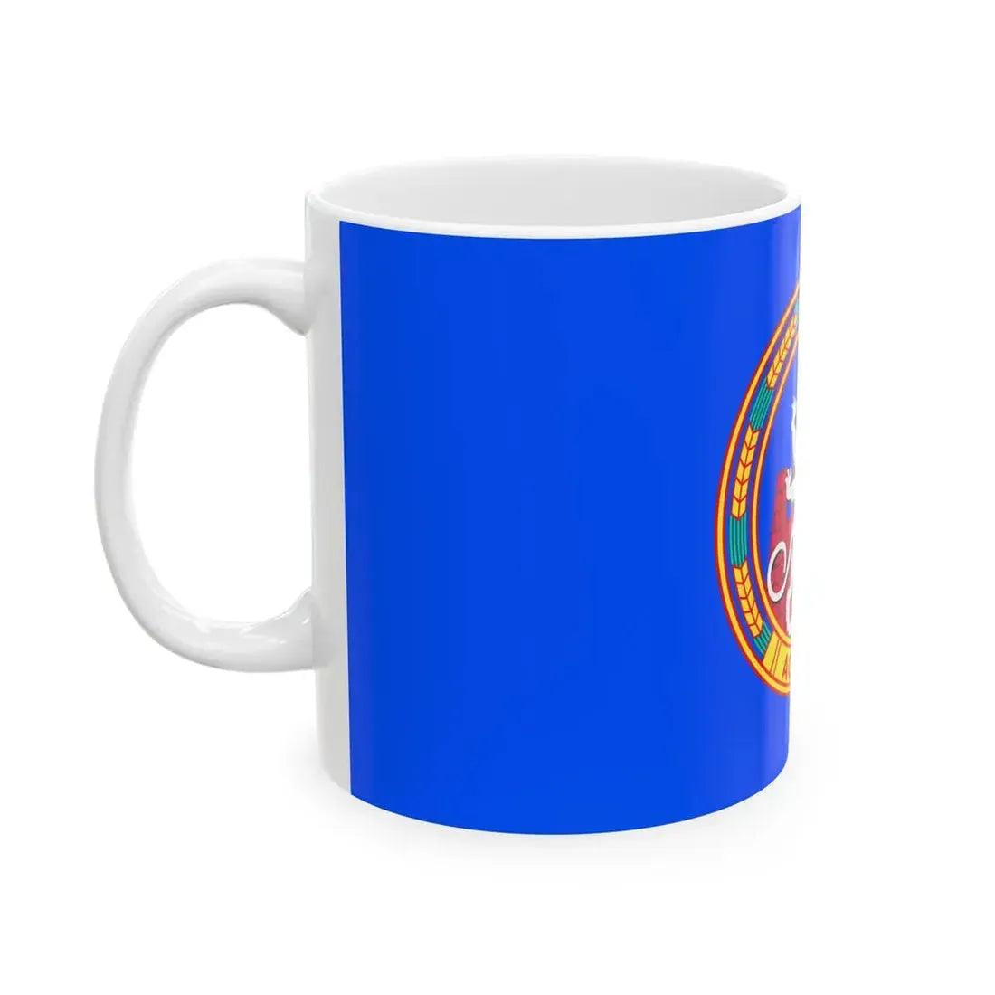 Old flag of Astana (Kazakhstan) White Coffee Mug - Go Mug Yourself
