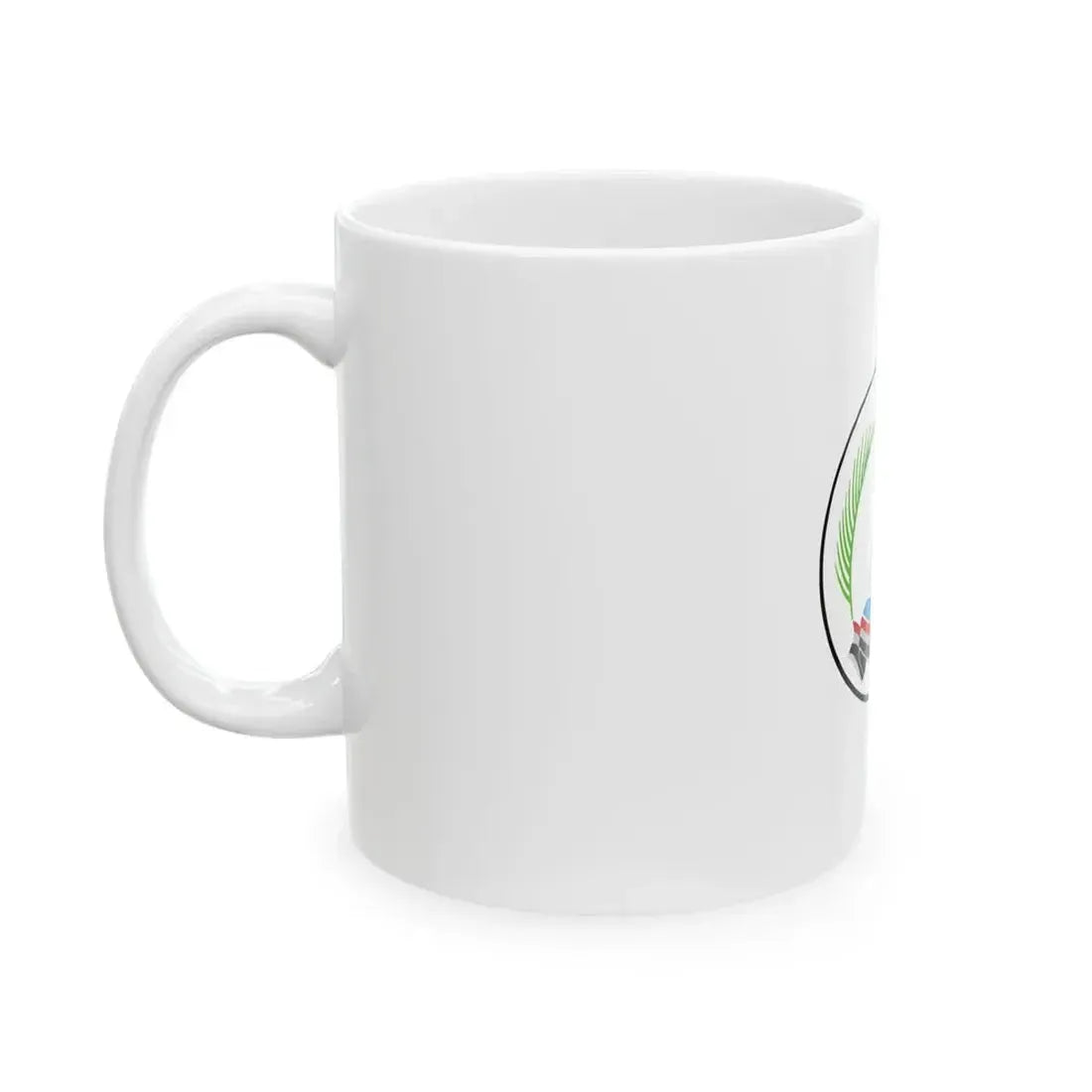 Old Flag of Basra Governorate (Iraq) White Coffee Mug - Go Mug Yourself