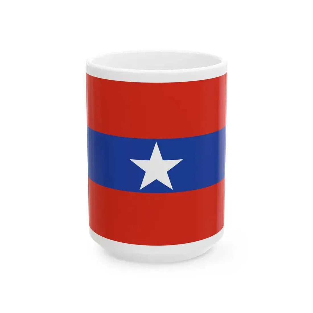 Old Flag of Burma Army (Myanmar) White Coffee Mug 15oz - Go Mug Yourself