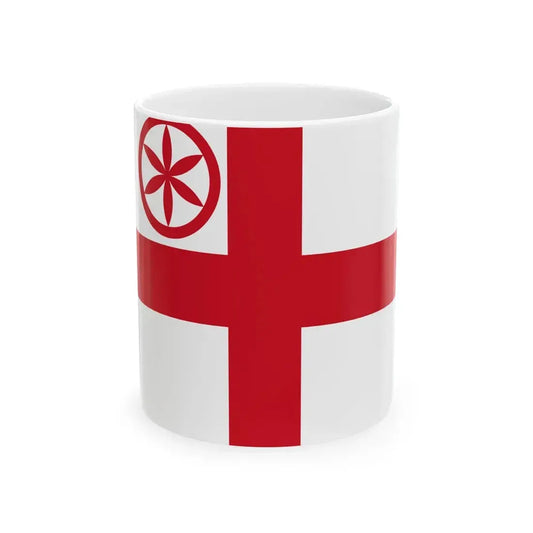 Old flag of Padania (Italy) White Coffee Mug 11oz - Go Mug Yourself