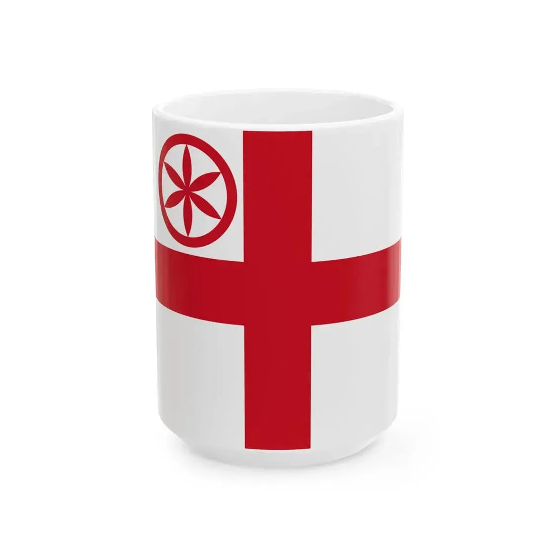 Old flag of Padania (Italy) White Coffee Mug 15oz - Go Mug Yourself